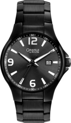 Caravelle Black Sport Strap (Men's)