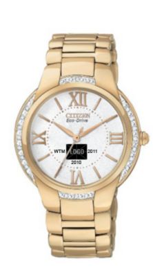 Citizen Gold-Tone Ciena Eco-Drive 20 Diamonds (Women's)