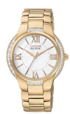 Citizen Gold-Tone Ciena Eco-Drive 20 Diamonds (Women's)