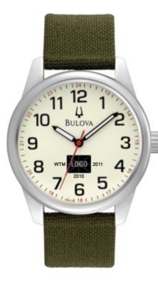 Bulova Cream Dial Canvas Strap (Men's)