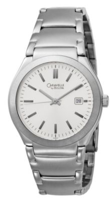 Caravelle  Silvertone Bracelet (Men's)