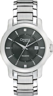 Caravelle Diamond Black Dial (Men's)