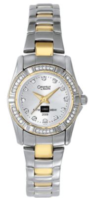 Caravelle Crystal Accented Silver Dial (Women's)