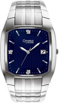 Caravelle Blue Date Diamond (Men's)