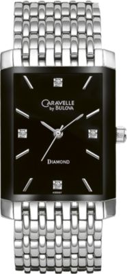 Caravelle Black SS Diamond (Men's)