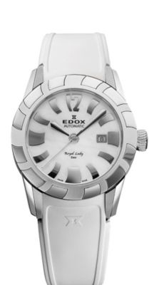 Edox Royal Lady Date Automatic SS MOP (Women's)