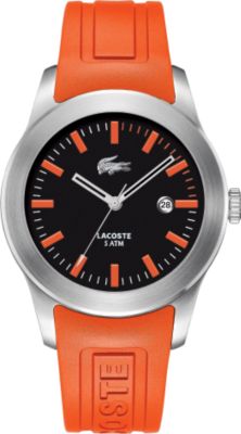 Lacoste Advantage Orange Rubber Strap (Men's)
