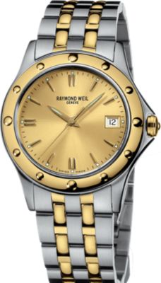 Raymond Weil Tango Round Two-Tone Gold Dial (Men's)