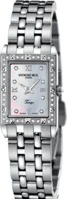 Raymond Weil Tango Rectangle SS 40 Diamonds (Women's)