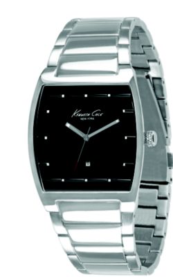 Kenneth Cole Stainless Steel Square (Men's)