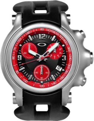 Oakley Holeshot Chrono Red on Black  (Men's)