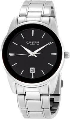 Caravelle Black Dial SS (Men's)