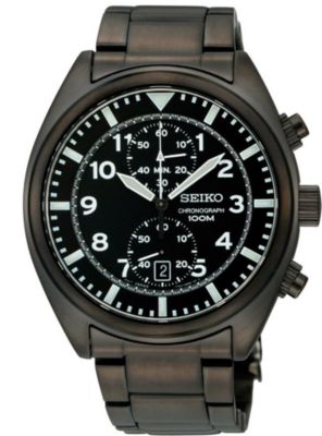 Seiko Black Chronograph (Men's)