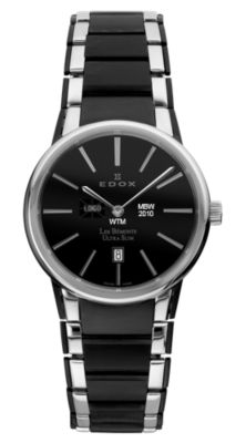 Edox Les Bémonts Ultra Slim Black (Men's)