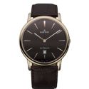 Edox Les Bémonts Ultra Slim Brown Dial (Men's)