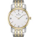 Bulova White Dial w/ Diamonds (Men's)