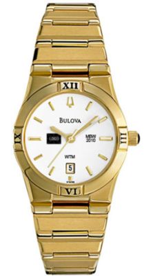 Bulova Roman Numeral Gold Tone (Women's)