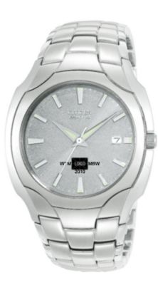Citizen Eco-Drive SS Bracelet Grey Dial (Men's)