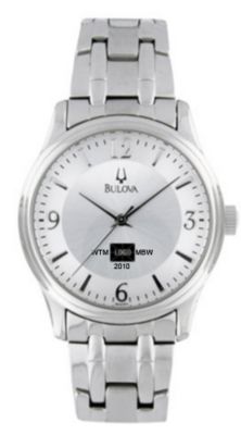 Bulova Stainless Steel Round (Men's) 