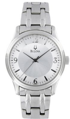 Bulova Stainless Steel Round (Men's) 