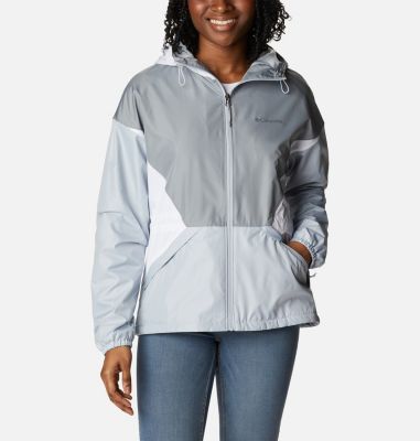 Ladies lined windbreaker outlet jacket