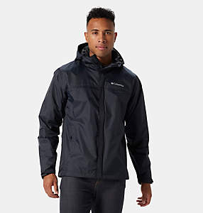 Men's Watertight Waterproof Breathable Hooded Rain Jacket | Columbia