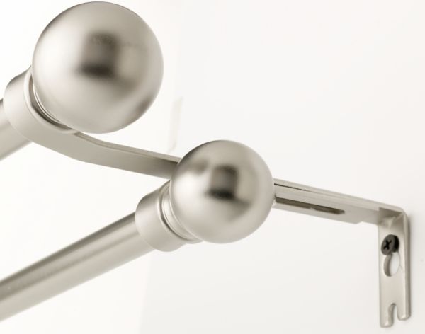 double rod - satin nickel