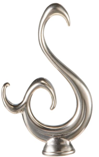 fancy scroll - satin nickel