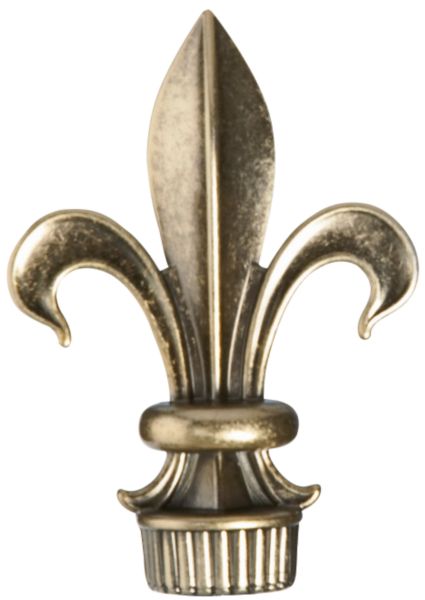 fleur - antique brass