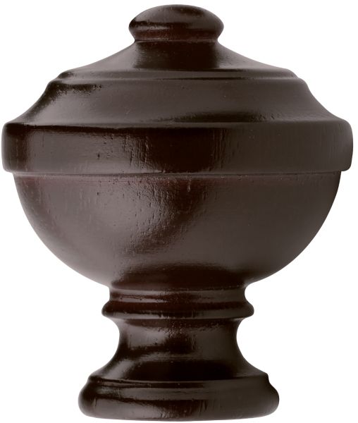 mahogany urn