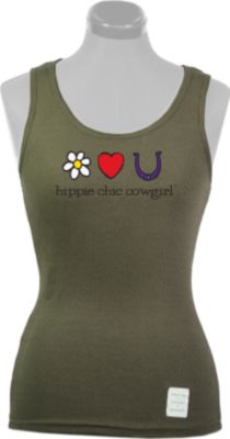 Planet Cowgirl Jr Hippie Chic Ribbed Tank Top