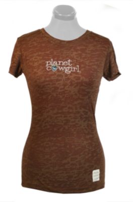 Planet Cowgirl Jr Burnout Tee Shirt