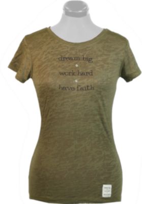 Planet Cowgirl Jr Dream Big Burnout Tee Shirt