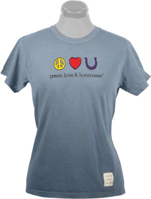 Planet Cowgirl Ladies Peace Tee Shirt