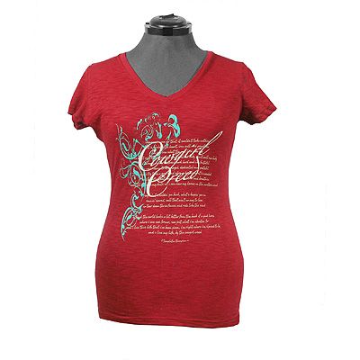 Planet Cowgirl Jr Fit Cowgirl Creed Tee Shirt