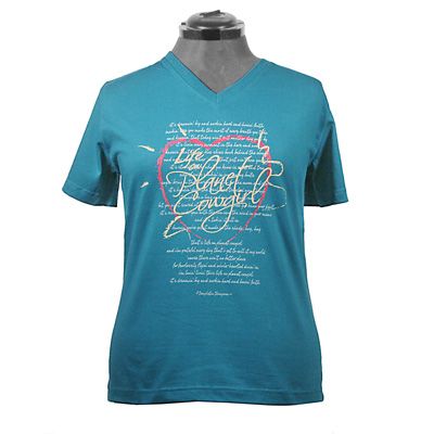Planet Cowgirl Ladies Fit  Life on Planet Cowgirl Tee Shirt