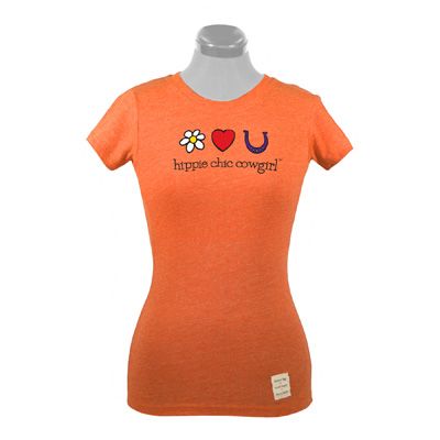 Planet Cowgirl Jr Fit Hippie Chic Tee Shirt