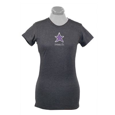 Planet Cowgirl  Jr Fit Reach (for the stars) Tee Shirt