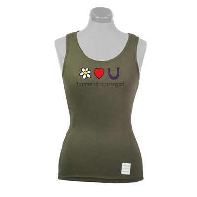 Planet Cowgirl  Jr Fit Hippie Chic Tank Top