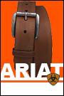 Ariat Men's Work Belt with Triple Row Stitch
