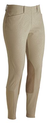 Ariat Ladies Pro Circuit Low Rise Embossed Riding Breeches