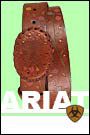 Ariat Ladies Jean Handpainted Butterfly Plaque Buckle Belt