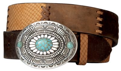 Ariat Women's Fatbaby Patchwork Belt with Lacing					
				