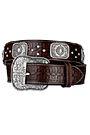 Ariat Mens Dallas Belt with Rectangular Conchos