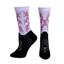 Ariat Ladies Black Cowgirl Boot Ankle Socks Best Price