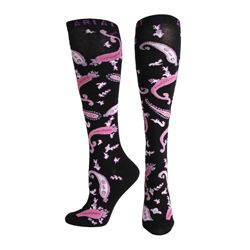 Ariat Ladies Paisley Knee High Socks Best Price