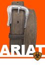 Ariat Men's Western Lace Belt with Stitching