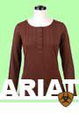 Ariat Ladies Pintuck Henley