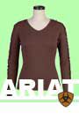 Ariat Ladies Ruffle Trim Top