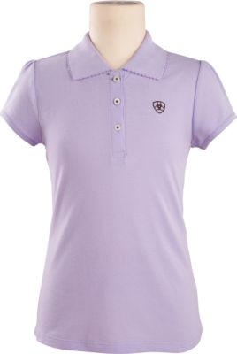 Ariat Girls' Shirred Polo Shirt